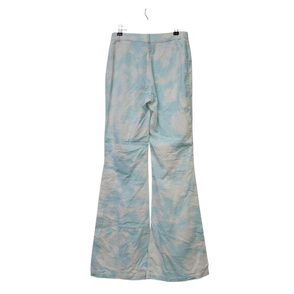 Cynthia Rowley James Tie-Dye Flare Pants In Sky, 0 - Picture 3 of 7